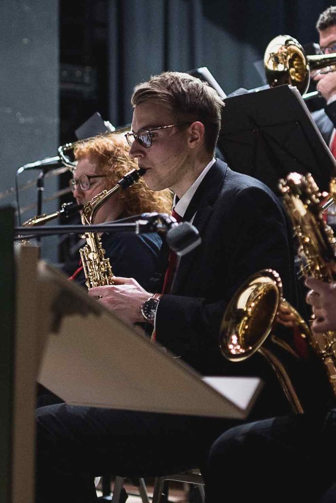 Konzertfotografie Think Big Band Saxophon